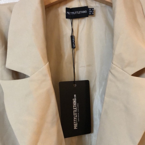 🎉PrettyLittleThing Stone Oversized Blazer🎉 - Picture 7 of 12